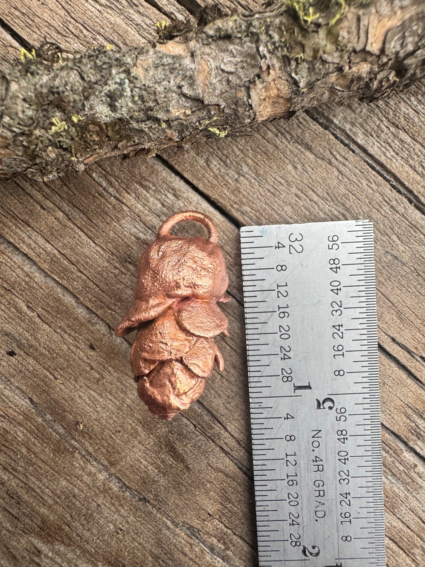 Idaho Pine Cone- Electroformed Copper Charm| Pendant