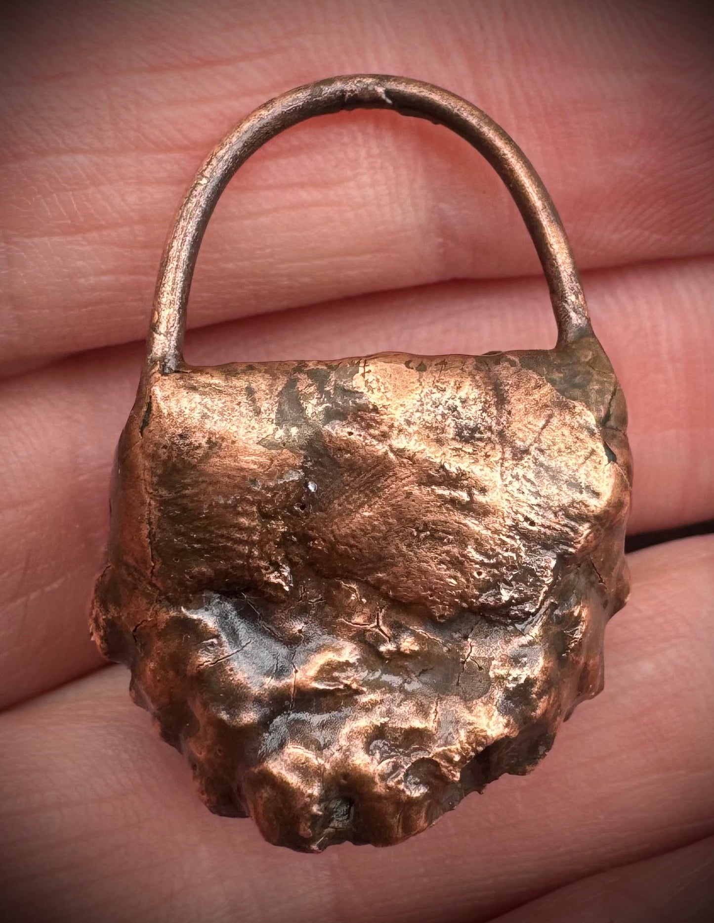 Wasp Nest  | Citrine |Electroformed Pendant
