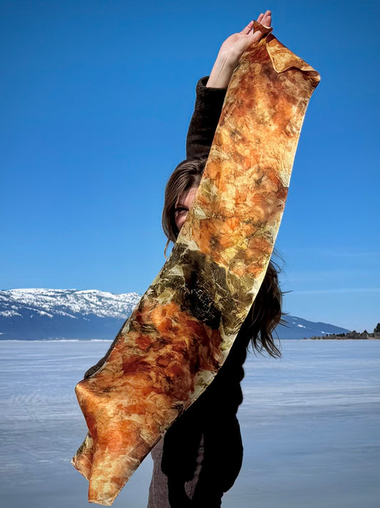 Onion Skin | Eco Printed Silk