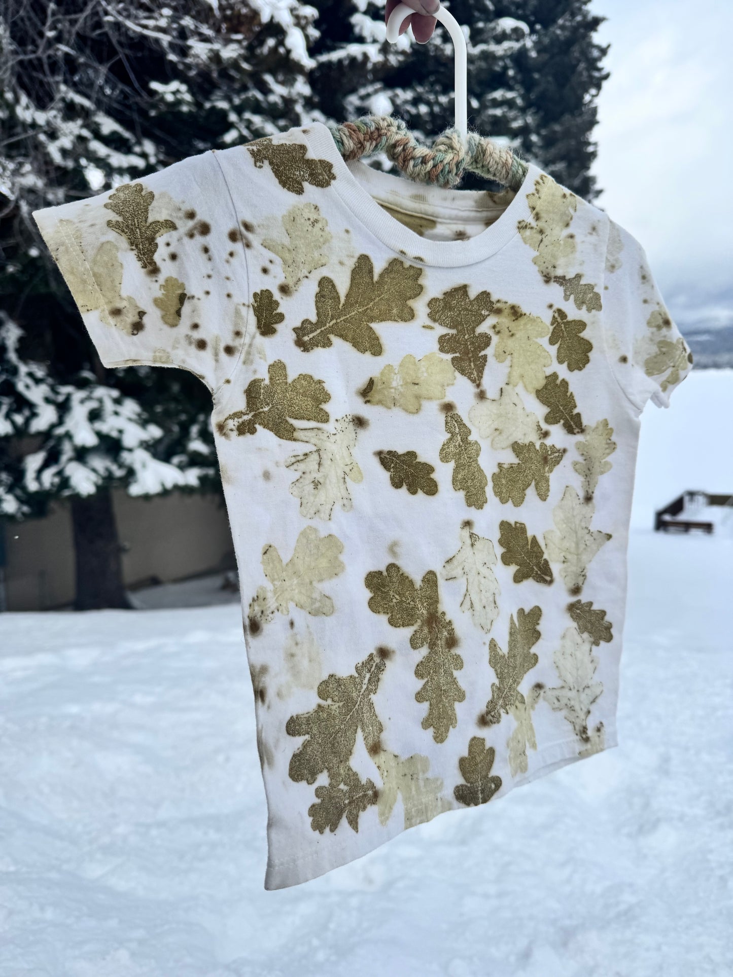 Oak leaf | Eco-printed | 2-3T