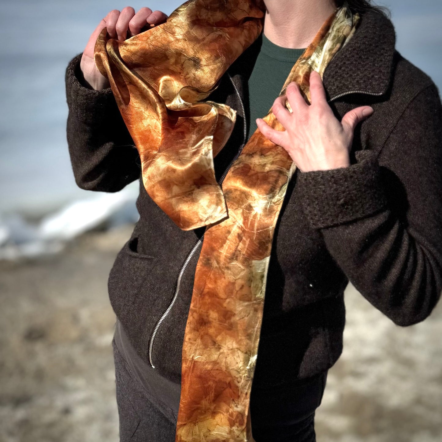Onion Skin | Eco Printed Silk