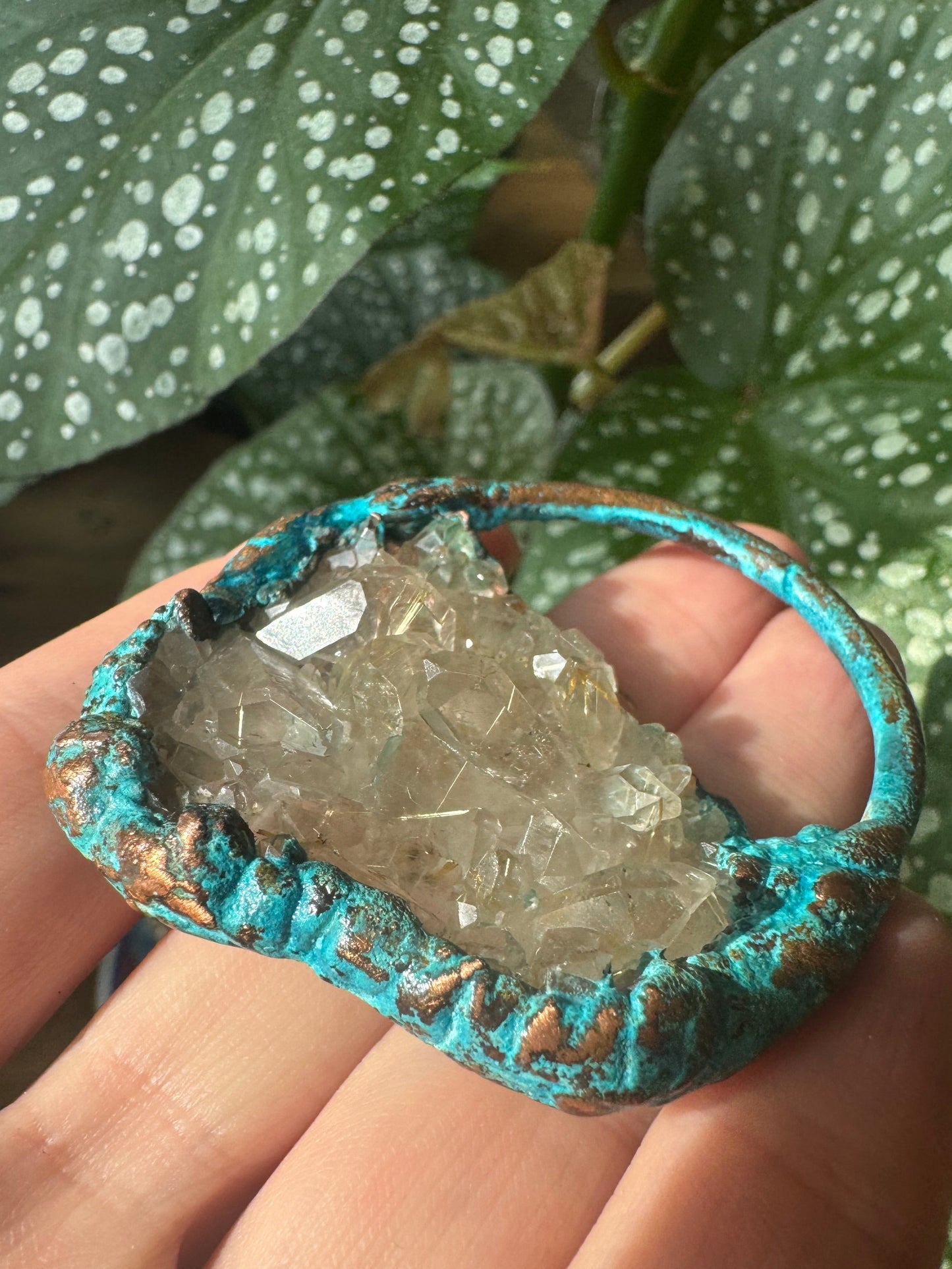 Rutilated Quartz | Electroformed Copper