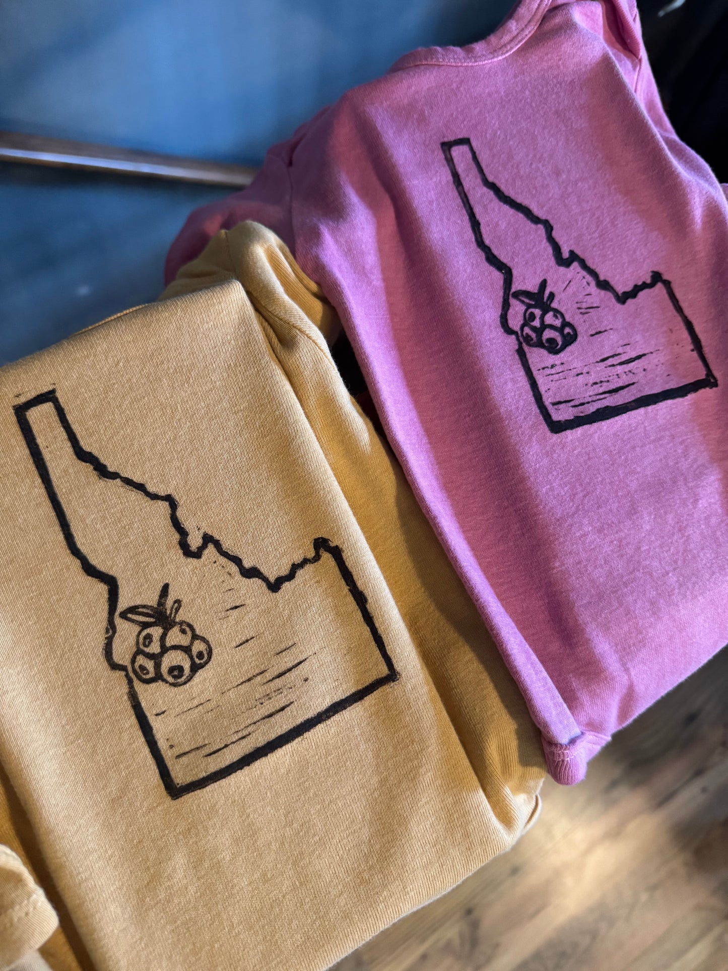 Cochineal-Dyed & Hand-Block Printed | Organic Cotton Onesie | 12 Months